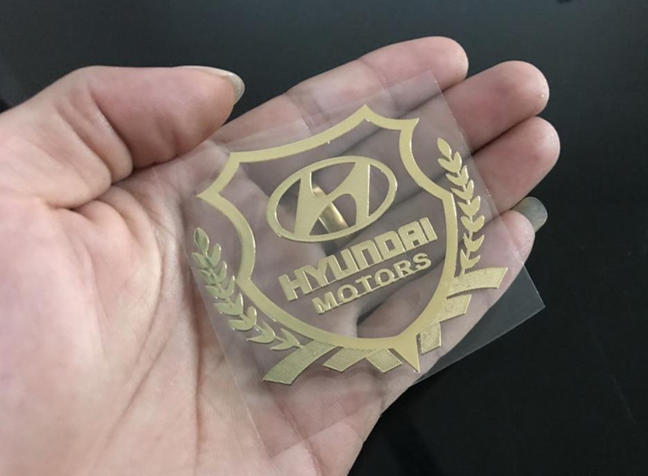 [HCM]Bộ 2 Logo Decal 3D dán xe ô tô