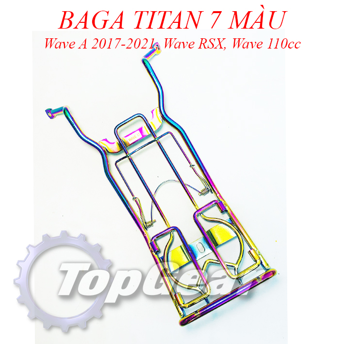 Baga wave a 2017-2021 titan, inox, đen dày 10 ly