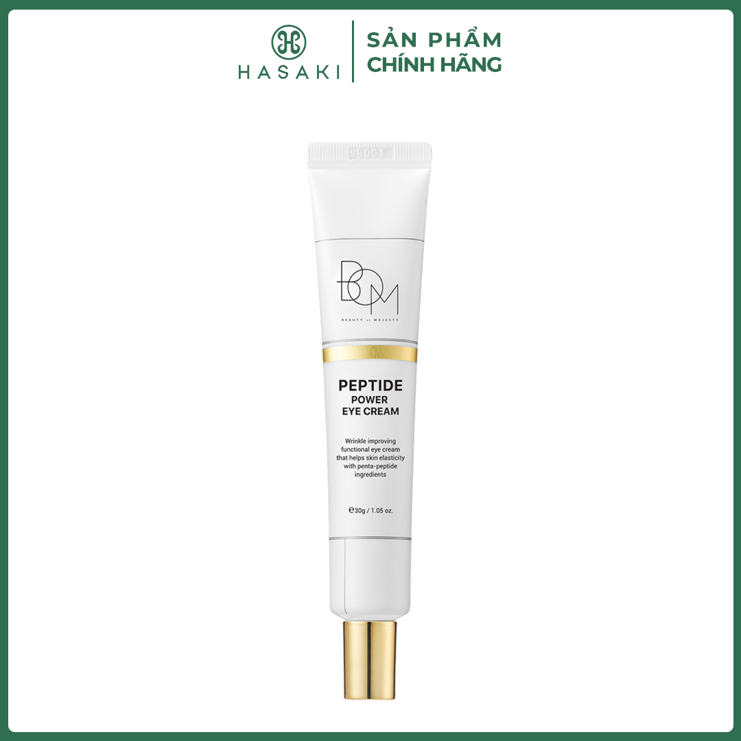 Kem Dưỡng Mắt B.O.M Peptide Power Eye Cream Hasaki Sản Phẩm Chính Hãng