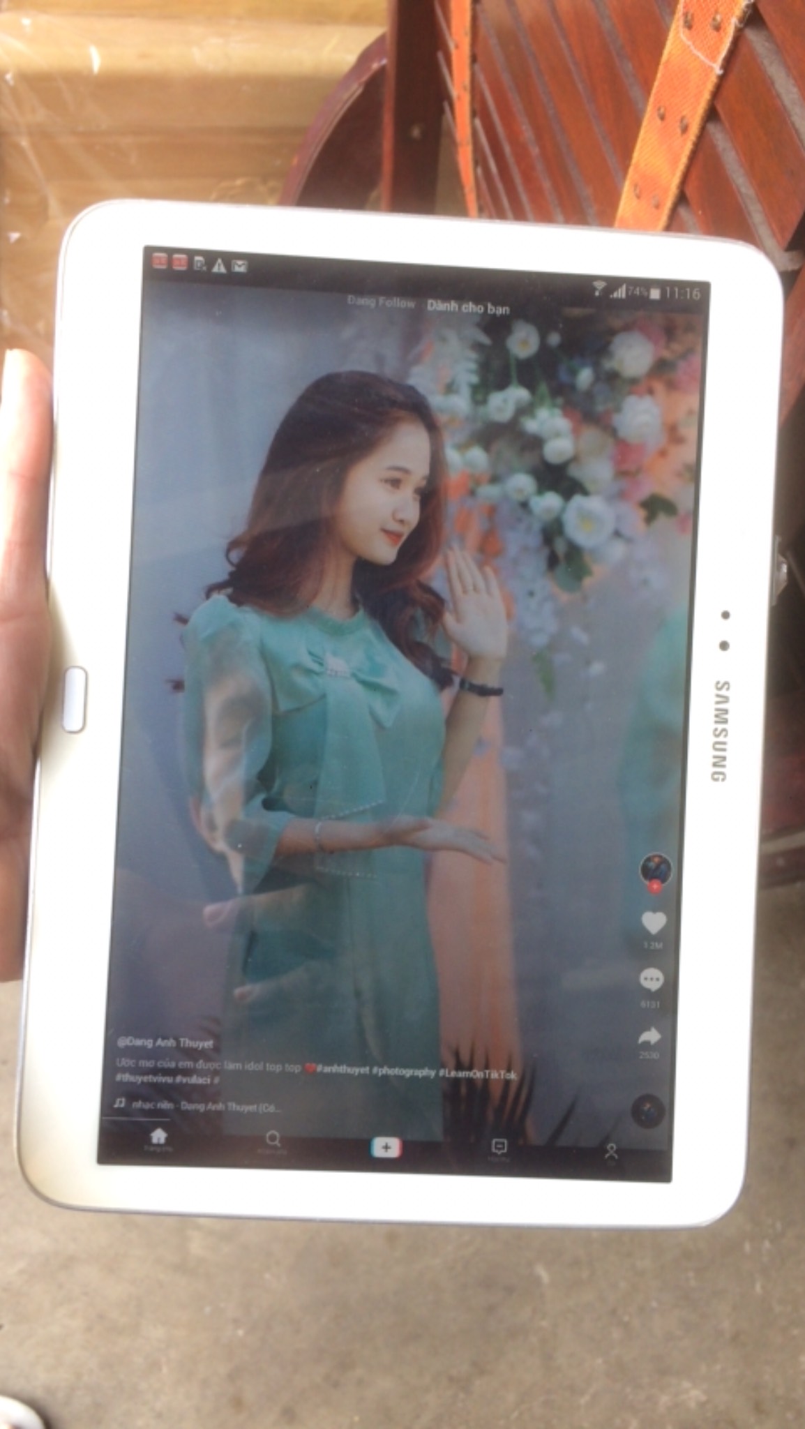 Máy tính bảng samsung galaxy tab 3 10.1 -16g/3g/wifi gt p5200 còn mới 94% giá tốt có hình thật