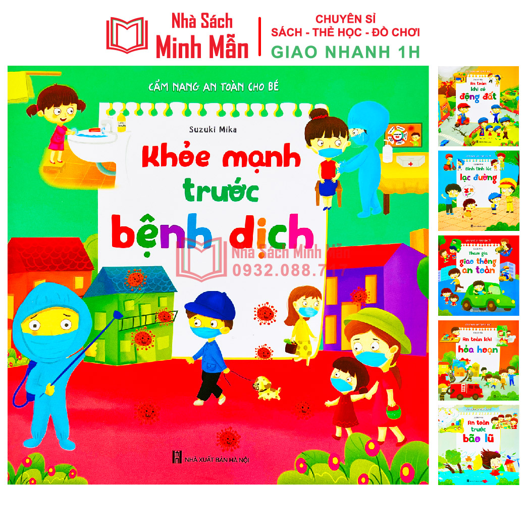 Bộ sách Cẩm nang an toàn dành cho bé từ 3 - 12 tuổi.