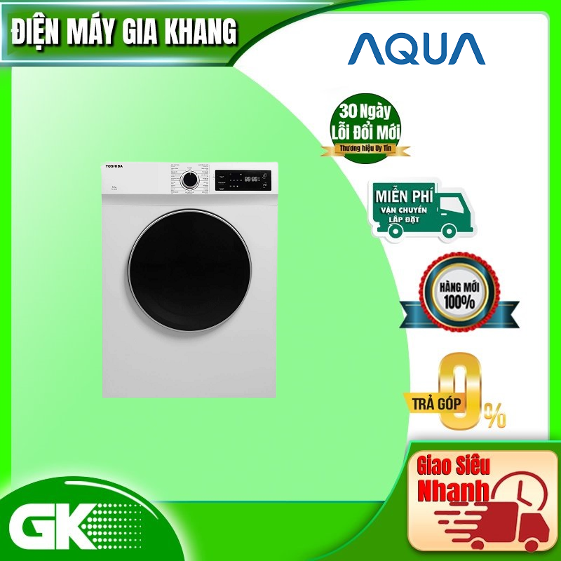 Máy sấy thông hơi Toshiba 7 kg TDH80SEV Chuyển động đảo chiều giúp quần áo không bị rối giảm nhăn tối đa GIAO TOÀN QUỐC HCM