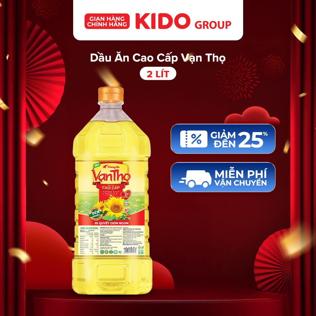 Dầu Ăn Cao Cấp Vạn Thọ 2L