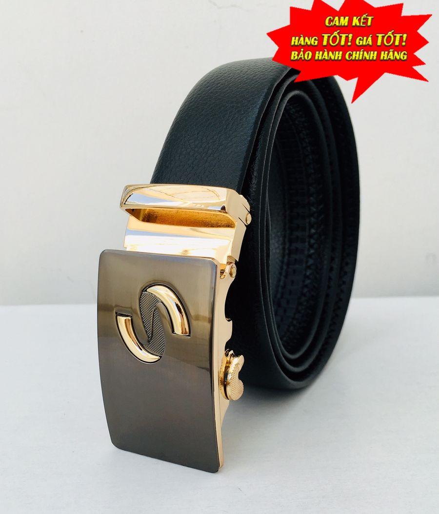 Dây nịt da nam công sở hàn quốc khóa tự động cao cấp 4036