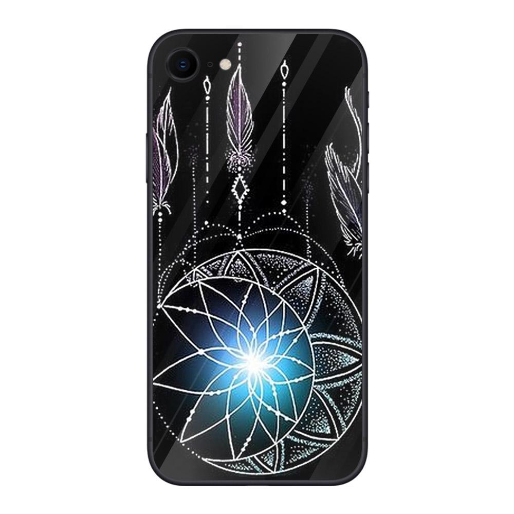 Ốp kính cường lực cho điện thoại iPhone 7 plus - biểu tượng MS BT001