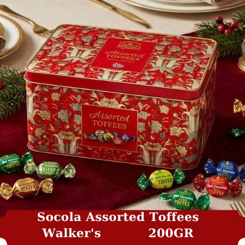 TẾT KẸO SOCOLA ASSORTED TOFFEES WALKER'S 200GRA