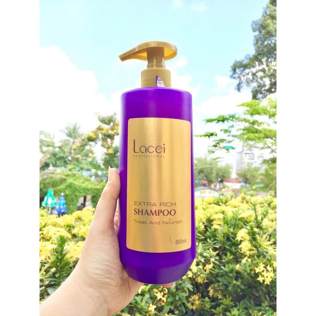 Dầu gội Extra Rich Shampoo Lacei 800ml