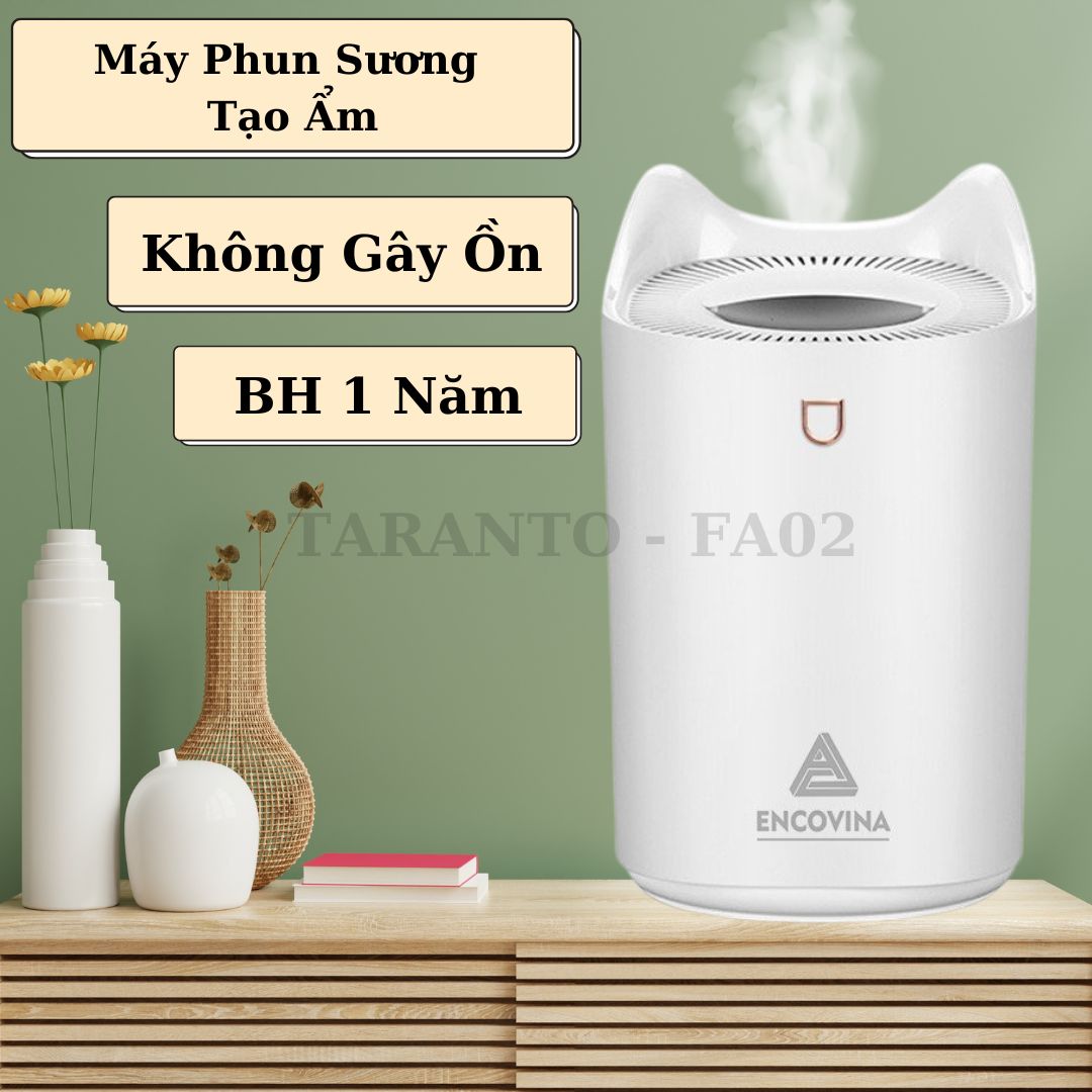 Máy phun sương tạo độ ẩm thông minh chính hãng - hỗ trợ cân bằng độ ẩm trong phòng - không gây tiếng ồn