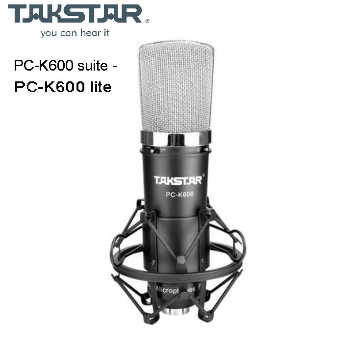 Micro thu âm cao cấp Takstar PC-K600 chuyên hát livestrean karaoke online