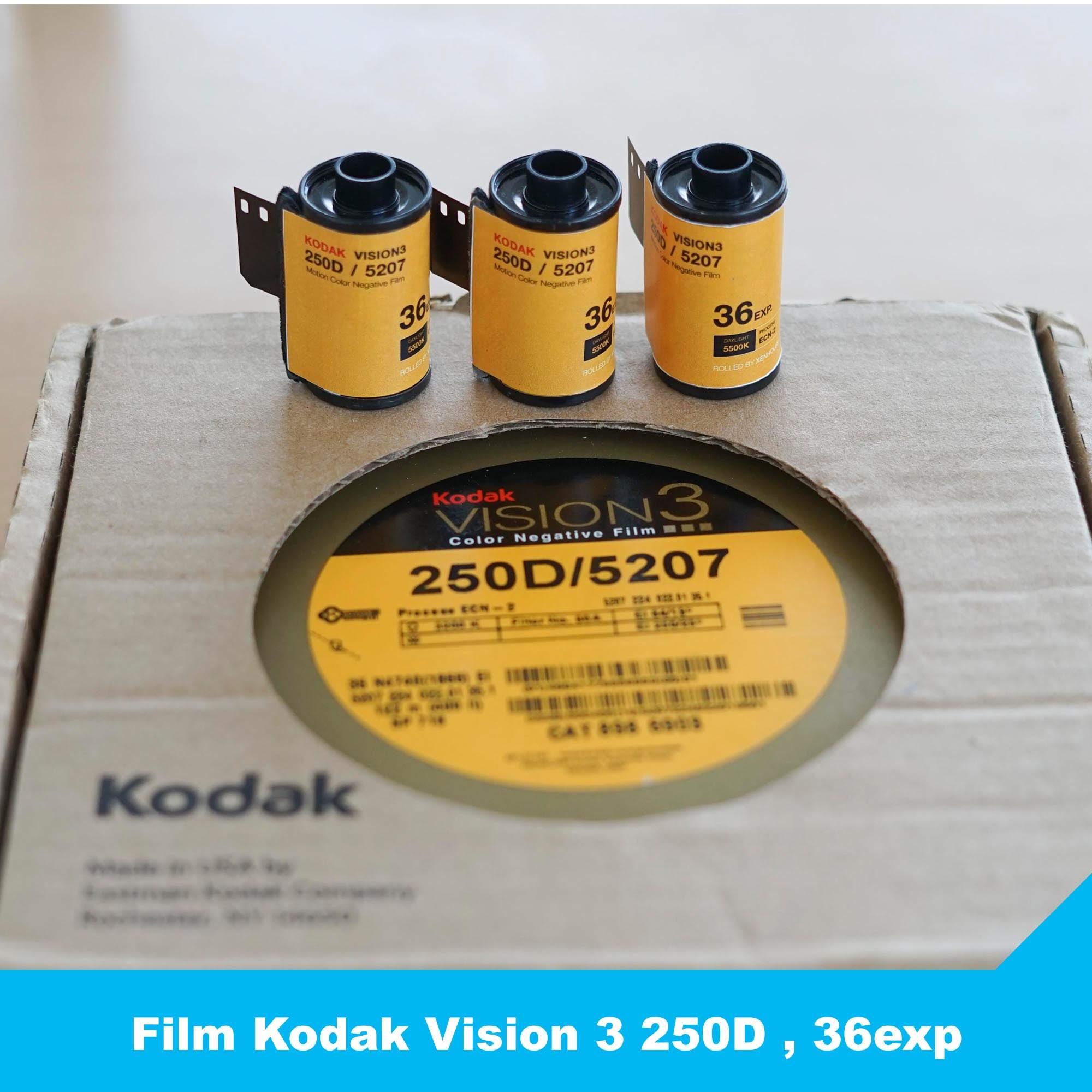 Film điện ảnh kodak vision 3 250d, 36exp - phim chụp ảnh 35mm
