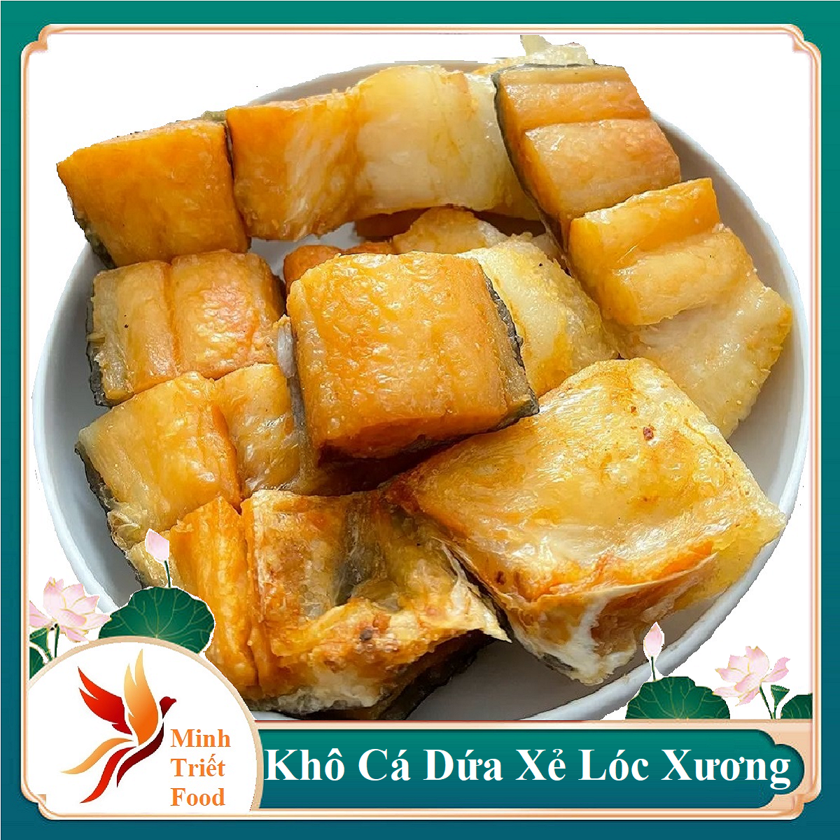 1 kg khô cá dứa xẻ lóc xương nhà làm không hóa chất phụ gia- đặc sản minh triết