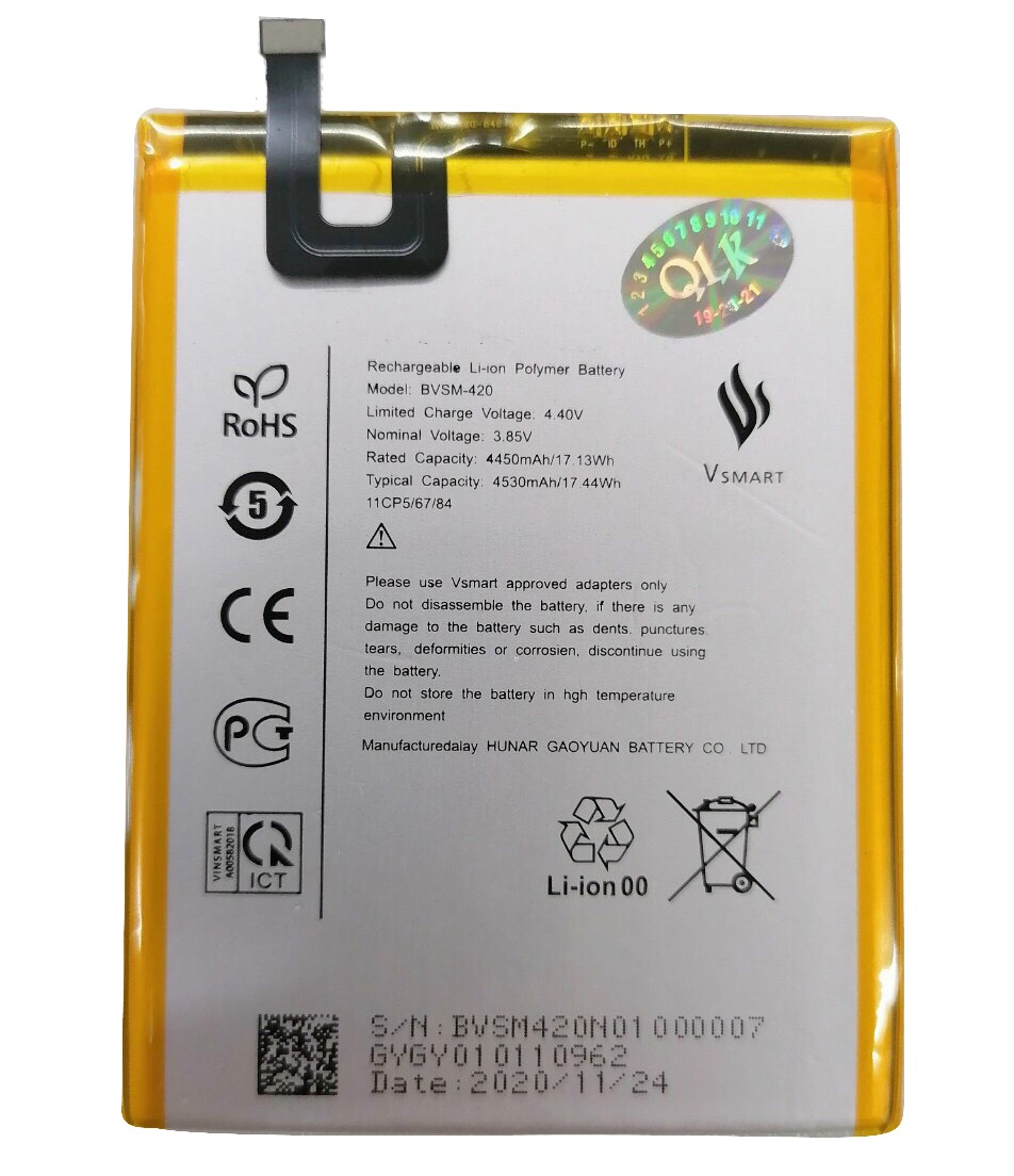 [HCM]Pin cho điện thoại Vsmart Joy 2 Plus/ BVSM - 420 pin zin phụ kiện
