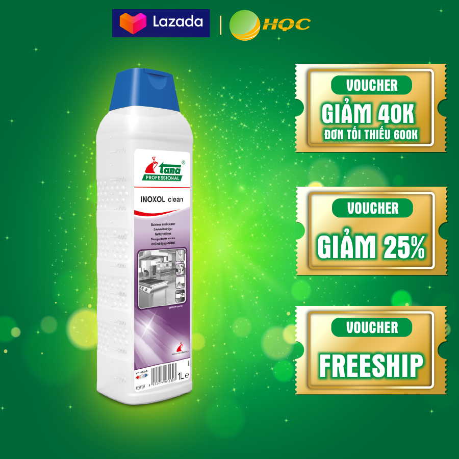 Tẩy gỉ sét inox INOXOL clean dung dịch tẩy rửa rỉ sét ố trên kim loại inox đồng thau bảo vệ bề mặt sản phẩm nhập khẩu Đức