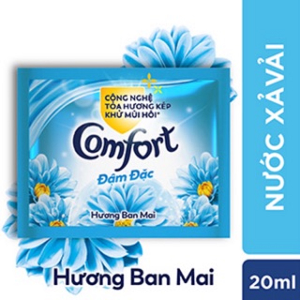 Nước xả comfort đậm đặc hương ban mai 10 gói x20ml