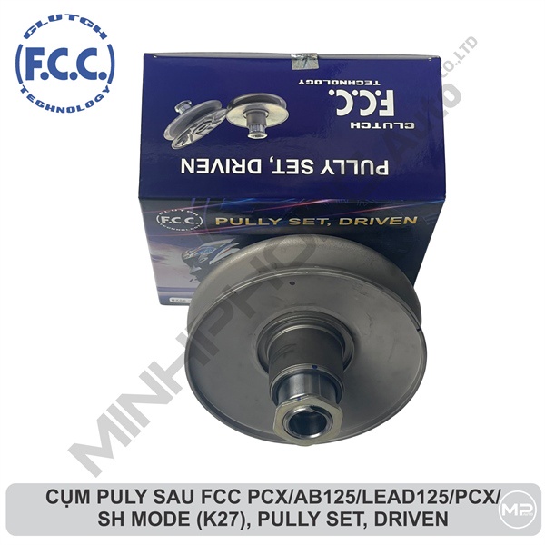 Cụm puly nồi sau FCC chính hãng cho xe Pcx/Ab125/Lead125/Pcx/Sh Mode (K27)