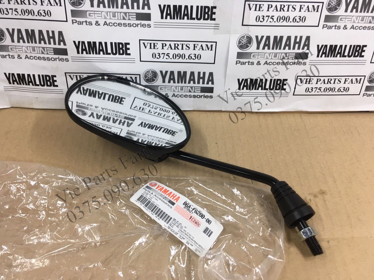 Gương kính chiều hậu bên Trái Sirius, hàng din Yamaha mới 100%