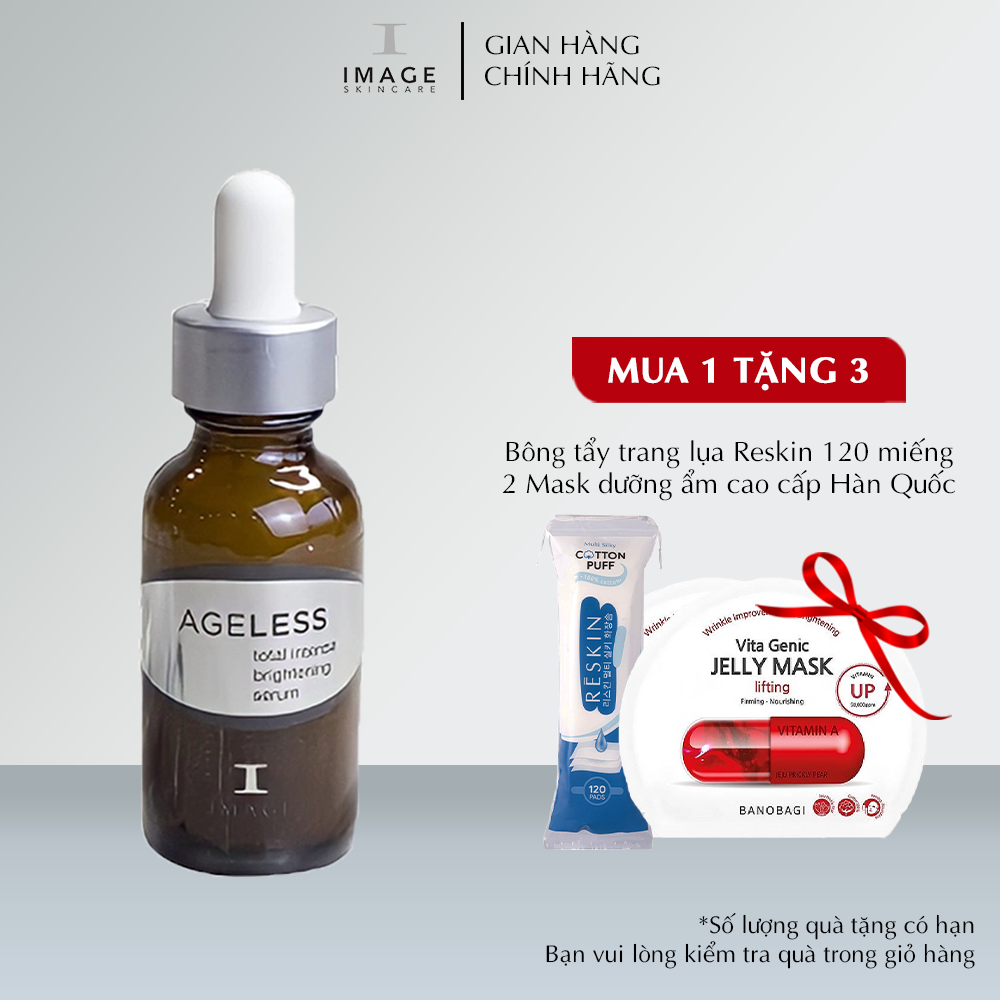 [Date 11.2024] Serum Trắng Da, Mờ Nám, Ngăn Lão Hóa Image Skincare Ageless Total Intense Brightening - Image Skincare Official
