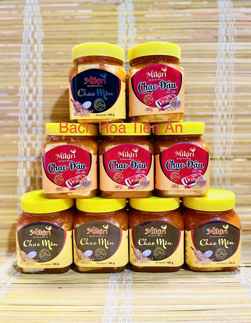 Hũ chao cao cấp mikiri 180g