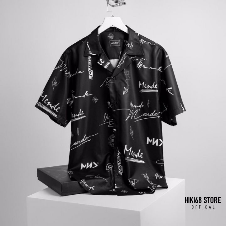 Áo sơ mi mende the sign shirt lụa mềm 100%