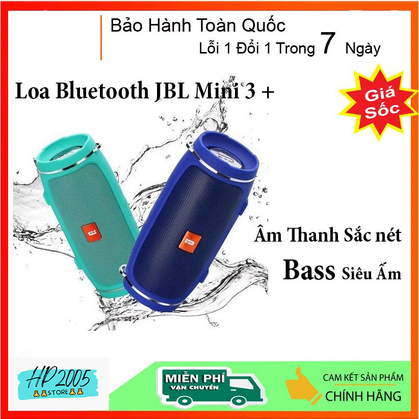 Loa bluetooth change mini 3+ loa bluetooth thế hệ mới - loa điện thoại - loa vi tính- loa laptop - đầy đủ kết nối