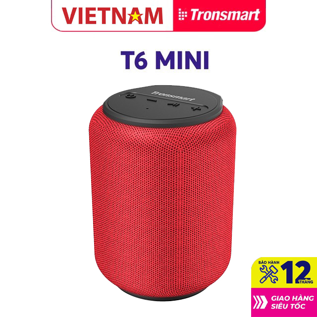Tronsmart Element T6 Mini Loa Bluetooth mini 5.0 ngoài trời chống thấm nước IPX6 15W chơi nhạc tối đa 24 giờ dùng cho điện thoại máy tính bảng - Hãng phân phối chính thức
