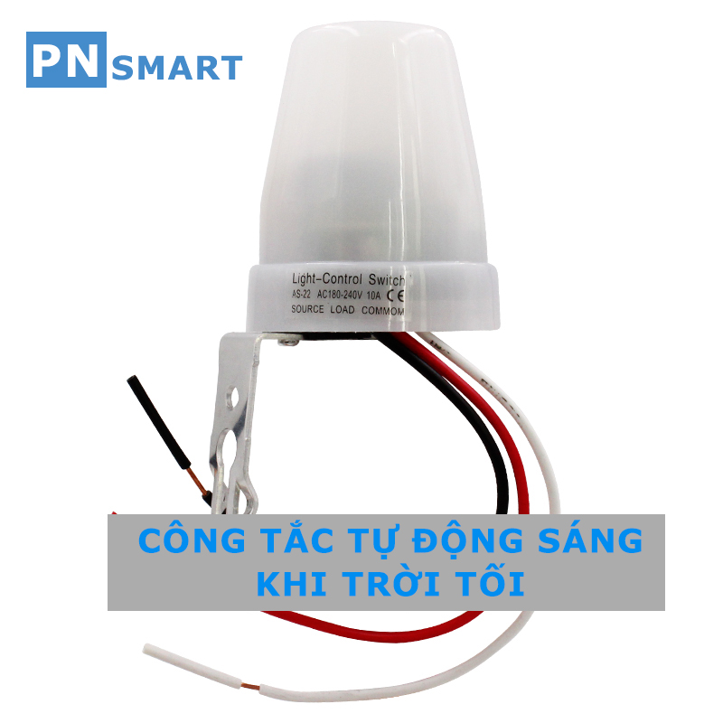 Công tắc Cảm biến ánh sáng tự động sáng khi trời tối | Dùng cho đèn đường, hành lang công cộng