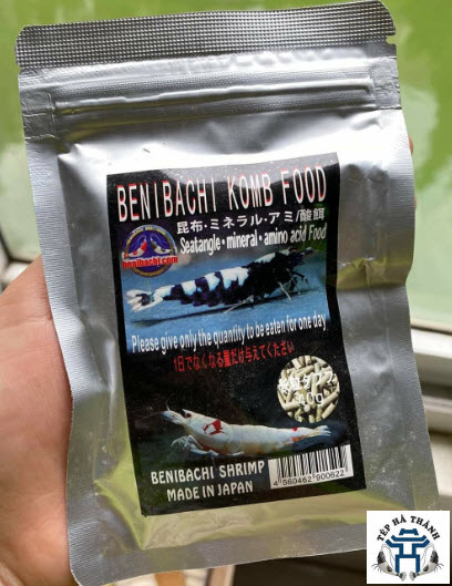 [Hoàn Tiền 10%] Thức Ăn Cho Tép Cảnh Benibachi Tảo Bẹ Và Rong Biển