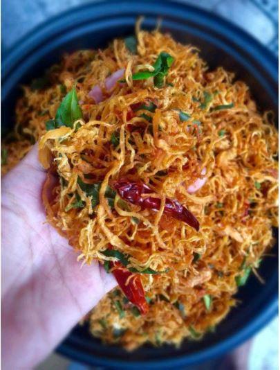 Sỉ 3kg khô gà lá chanh xé cay