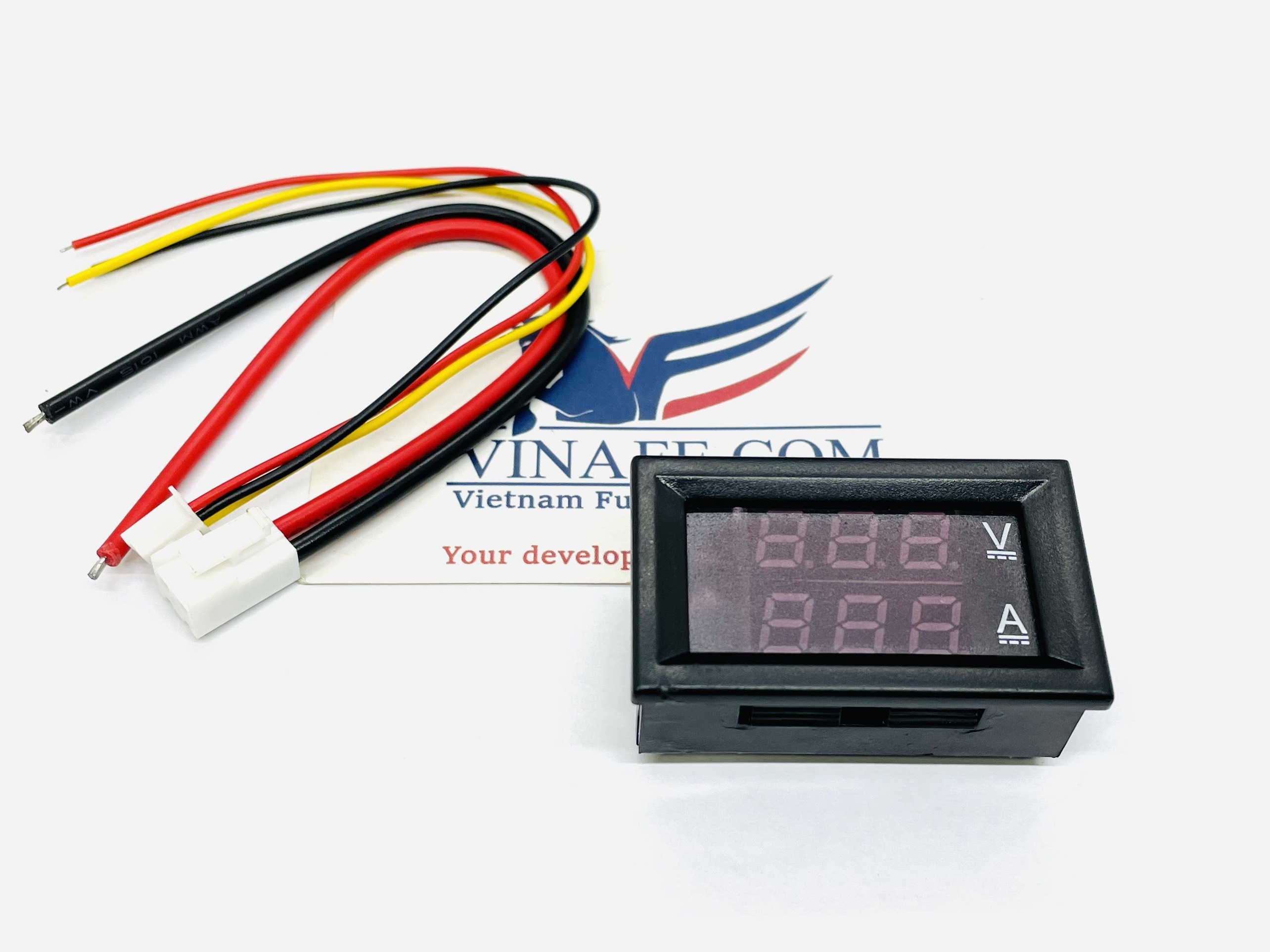 [HCM]Đồng Hồ LED Đo Điện Áp 0-100V Và Điện Áp 0-10A