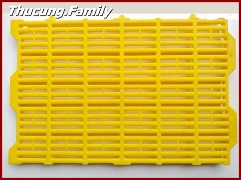 [HCM]Tấm lót sàn nhựa vàng cho Chó mèo độ dày 3cm Kt: 40cm x 55cm