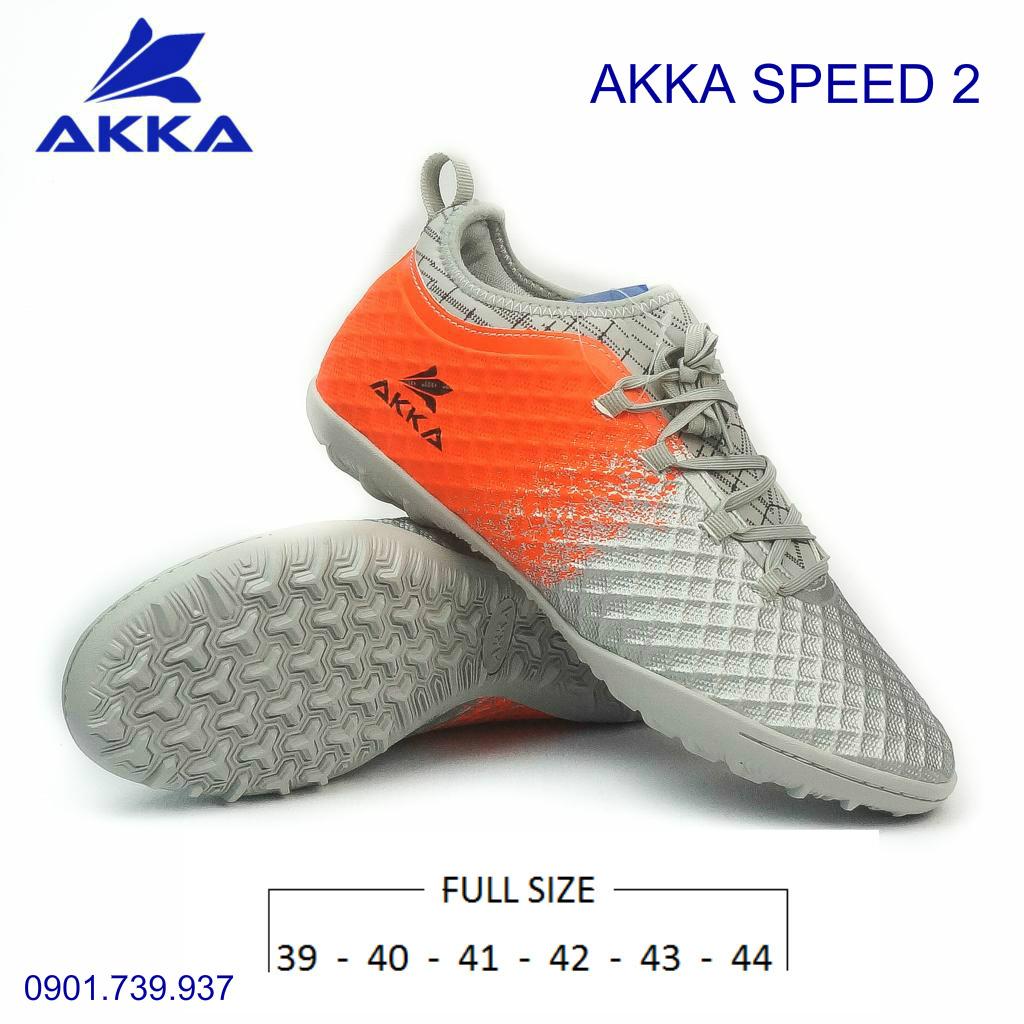 GIÀY BÓNG ĐÁ AKKA SPEED 2 BẠC
