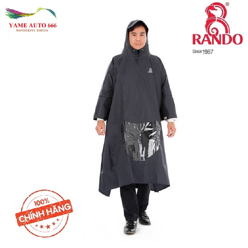 Áo mưa Rando Poncho vải Best có kiếng giúp che chở cho người thân yêu của bạn