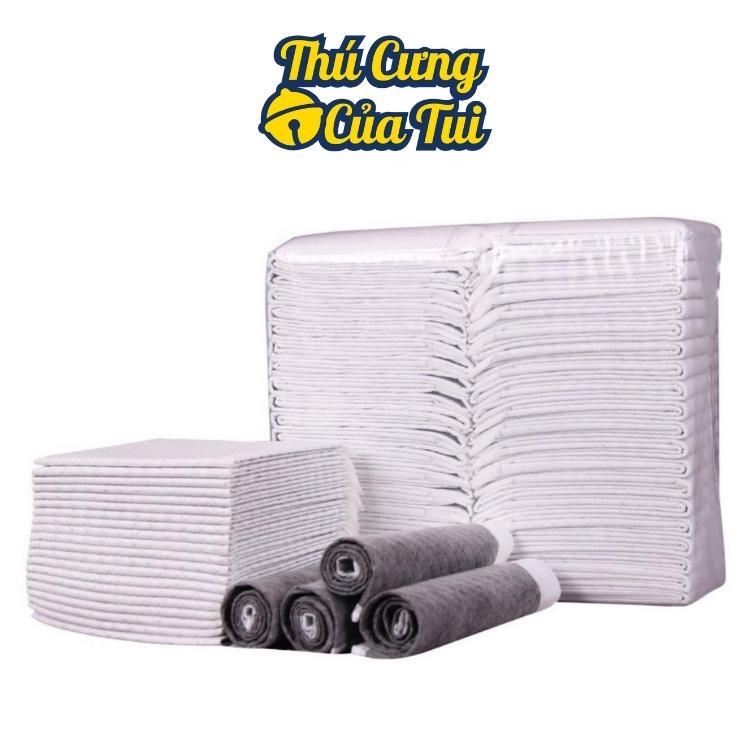 Tã lót chuồng charcoal than hoạt tính, miếng lót khay vệ sinh cho thú cưng chó mèo - Thú Cưng Của Tui