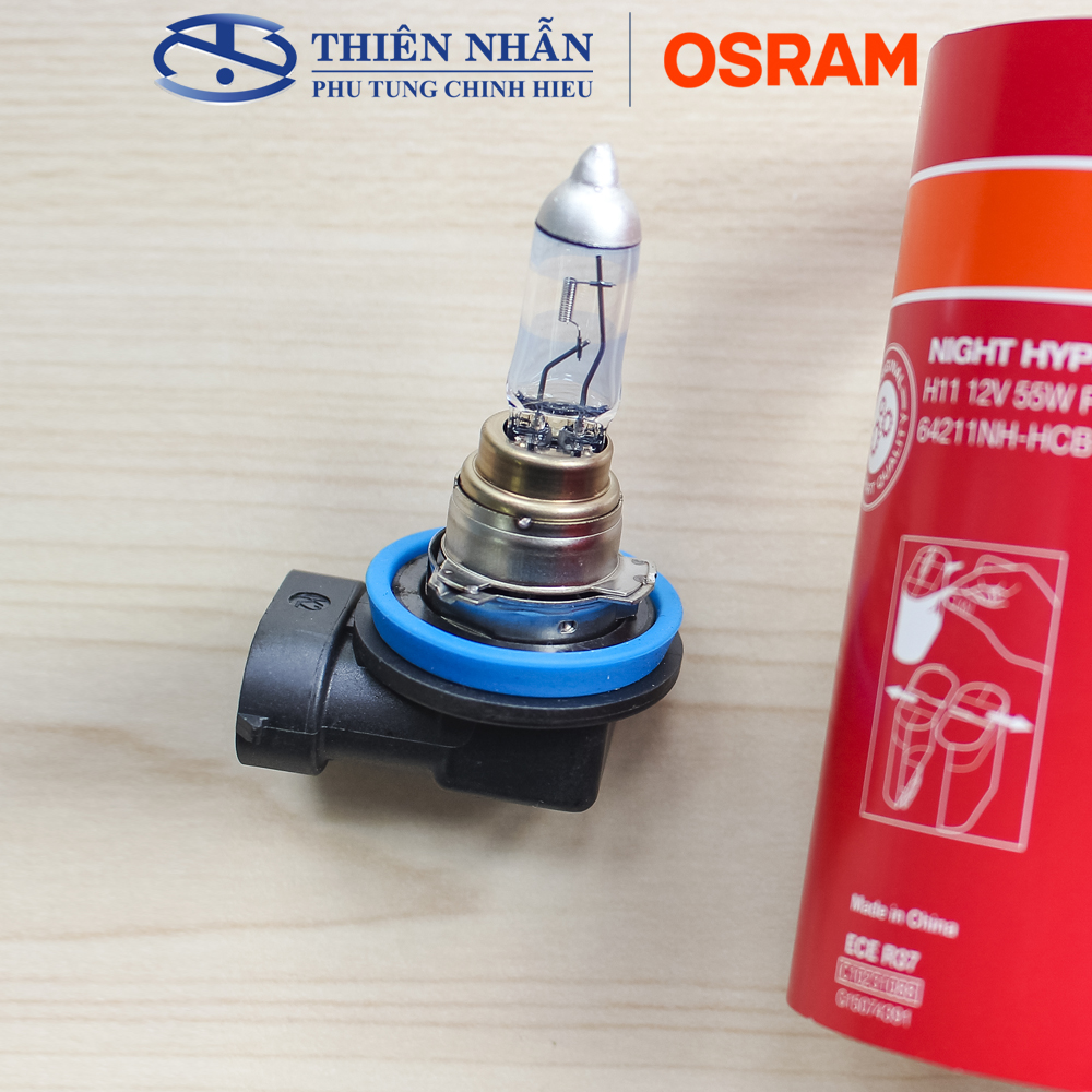 Bóng đèn Halogen OSRAM H11 xe Nouvo 5/6 tăng sáng (64211NH-HCB)