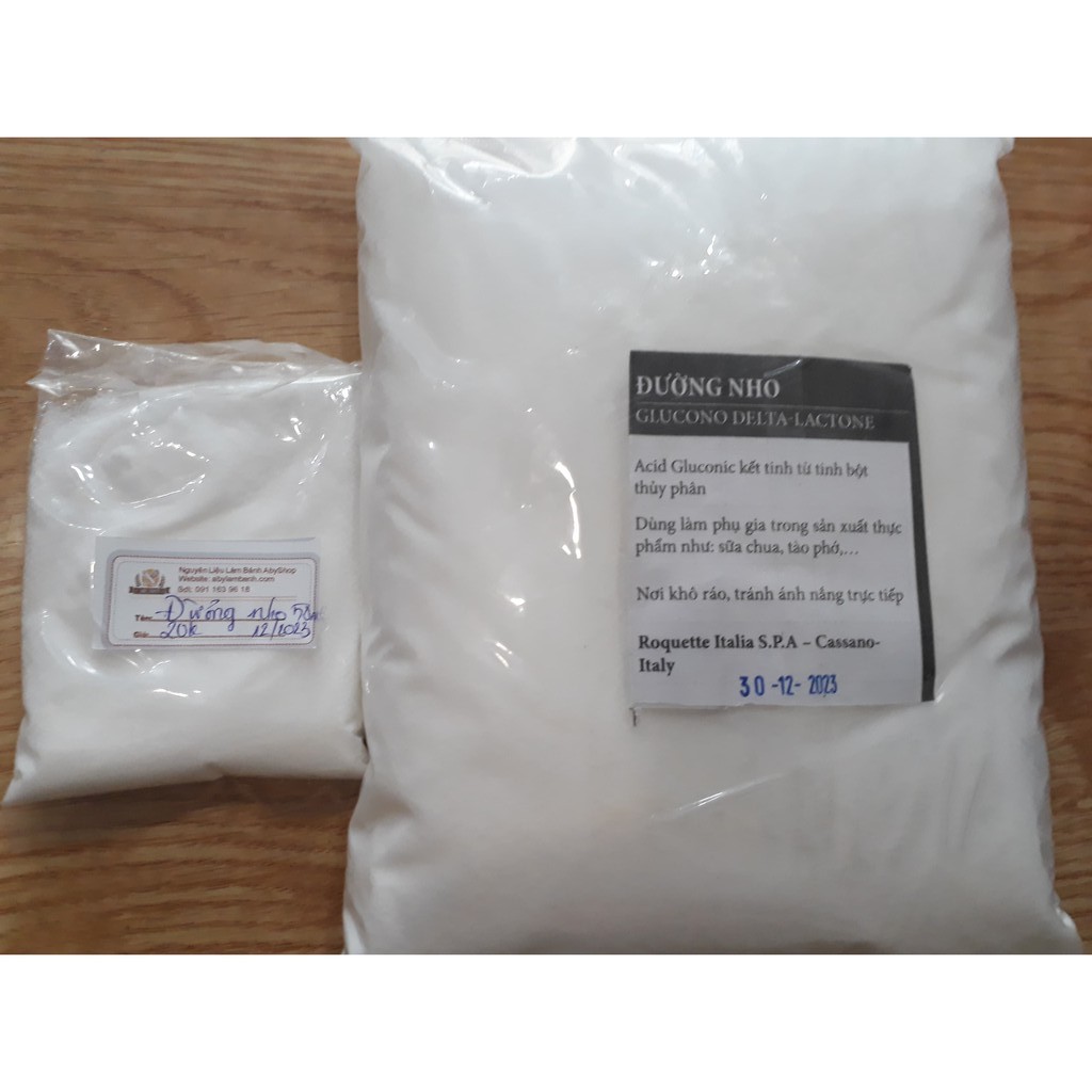 Đường nho [ SALE KHỦNG ] 100gr đường nho làm tào phớ, đậu hũ, nguyên liệu làm chè, nấu ăn, nhà bếp