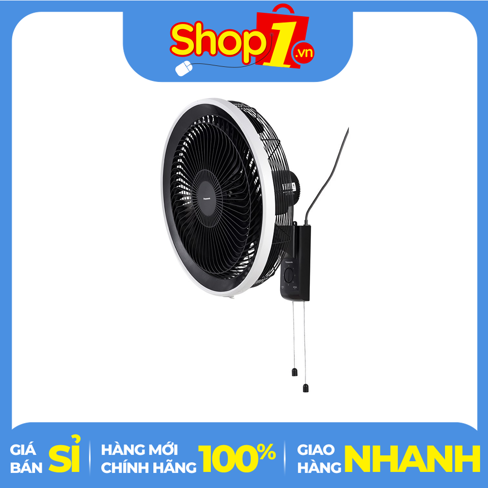 Quạt treo tường panasonic f-50yuz - công suất tiêu thụ 53w~63w lưu lượng gió 100m3/phút tần số 50hz