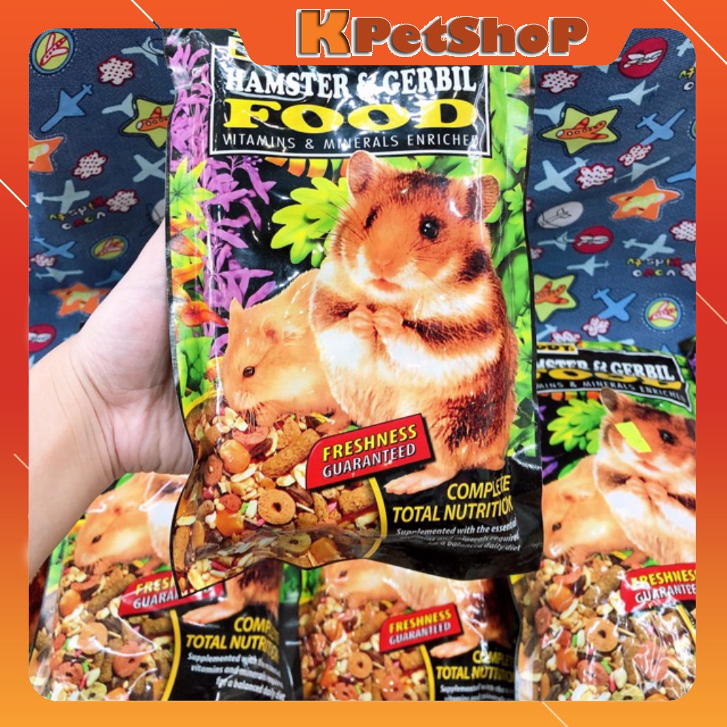 Buddy - Thức ăn hỗn hợp có vitamin bổ dưỡng - dành cho Hamsters, Sóc, Gerbil... - Gói lớn