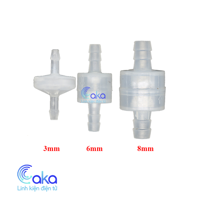 Van nước một chiều 3mm 6mm 8mm chống mất nước cho máy bơm