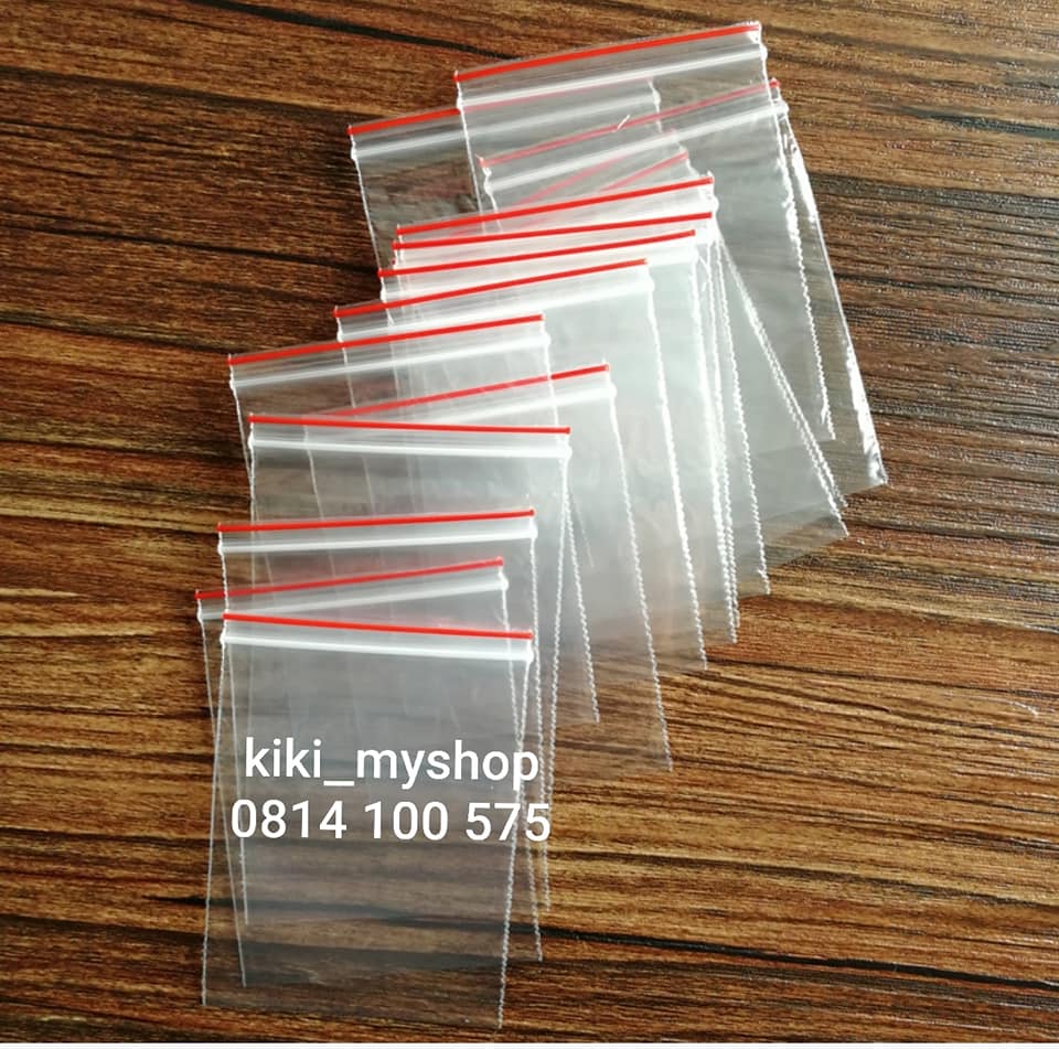100g túi zip miết mép chỉ đỏ size nhỏ số 00, kích thước 4x5 cm