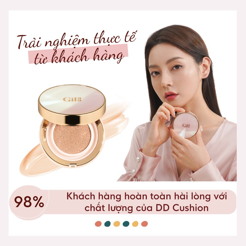 Phấn nước gilaa long wear dd cushion spf50+ pa+++ 13g