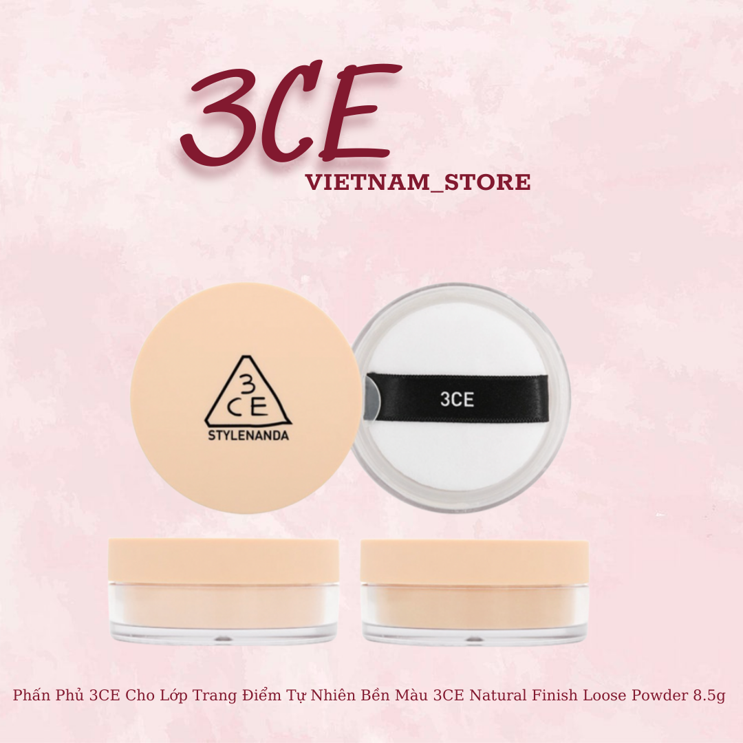 Phấn Phủ Bột 3CE Natural Finish Loose Powder