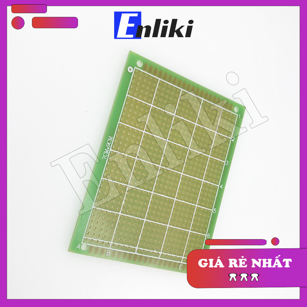 Mạch test đục lỗ - cắm linh kiện 7x9 cm