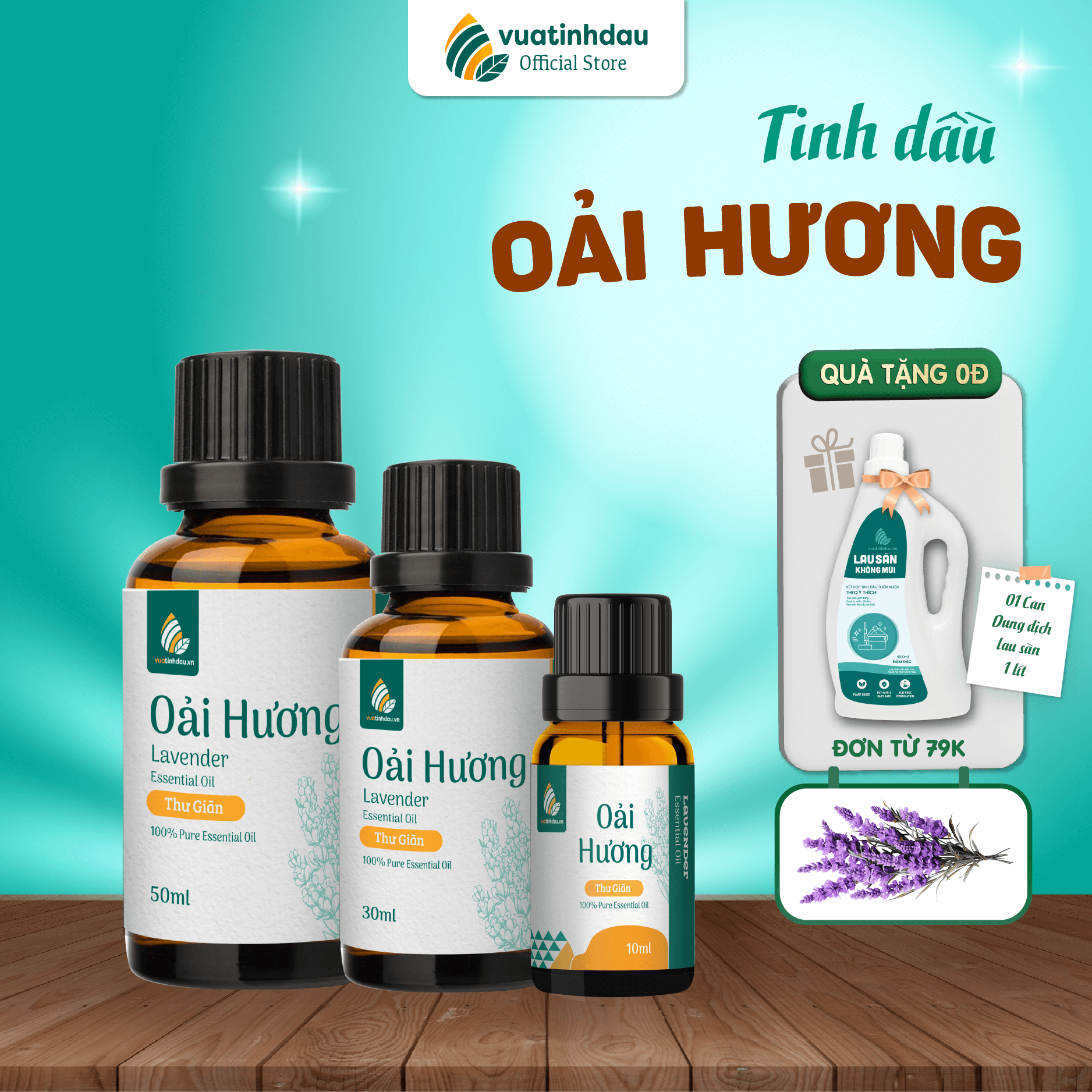 Tinh dầu Oải Hương chai hoặc treo | dung tích tự chọn | tinh dầu hương hoa Oải Hương Lavender