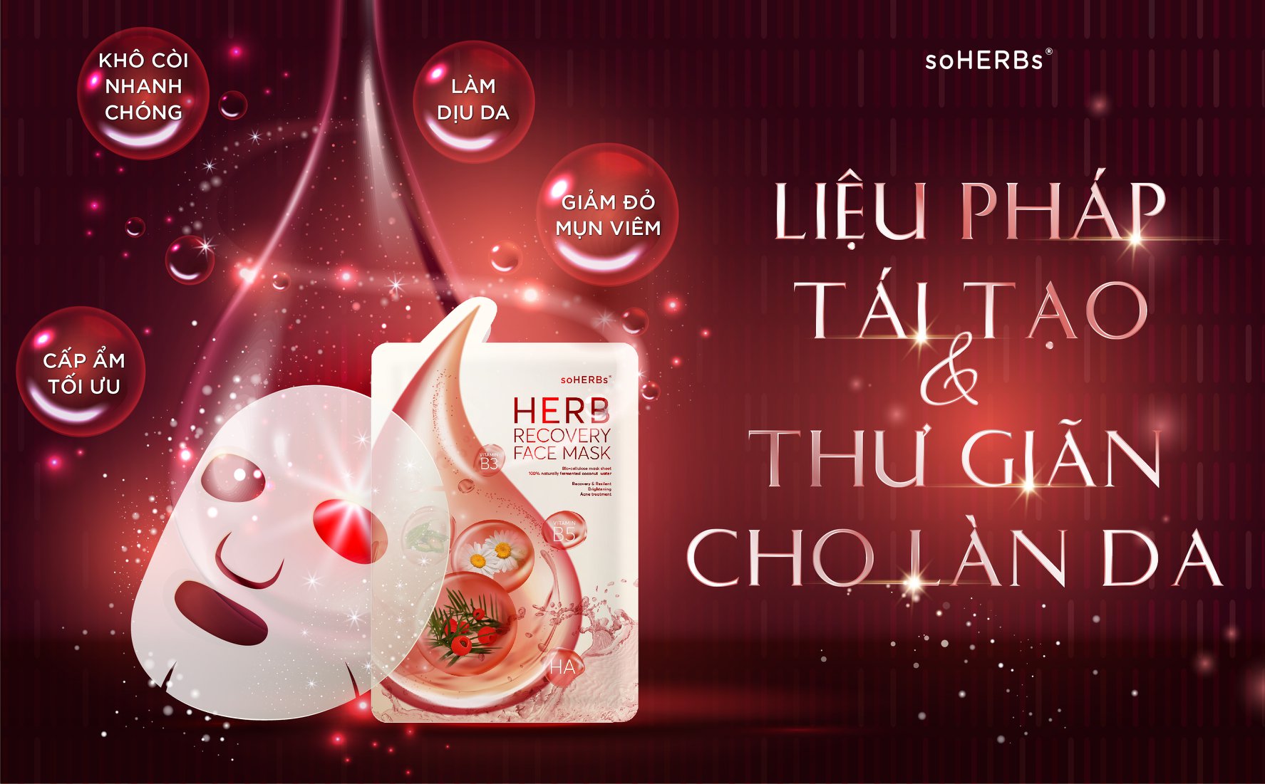 Mặt nạ sinh học herb-recovery face mask
