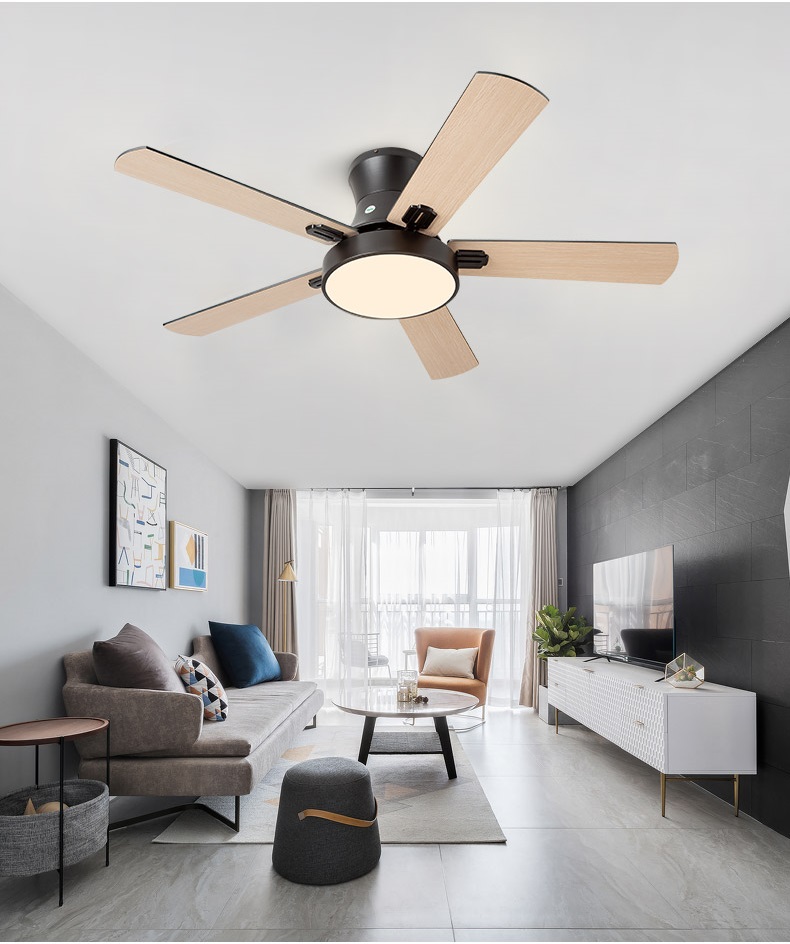 Đèn quạt MONSKY HUCK 5 cánh hiện đại tiết kiệm năng lượng trang trí nội thất sang trọng