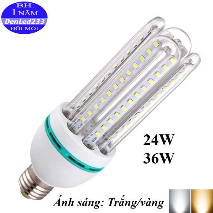 Bóng đèn led chữ u 24w-36w siêu sáng.