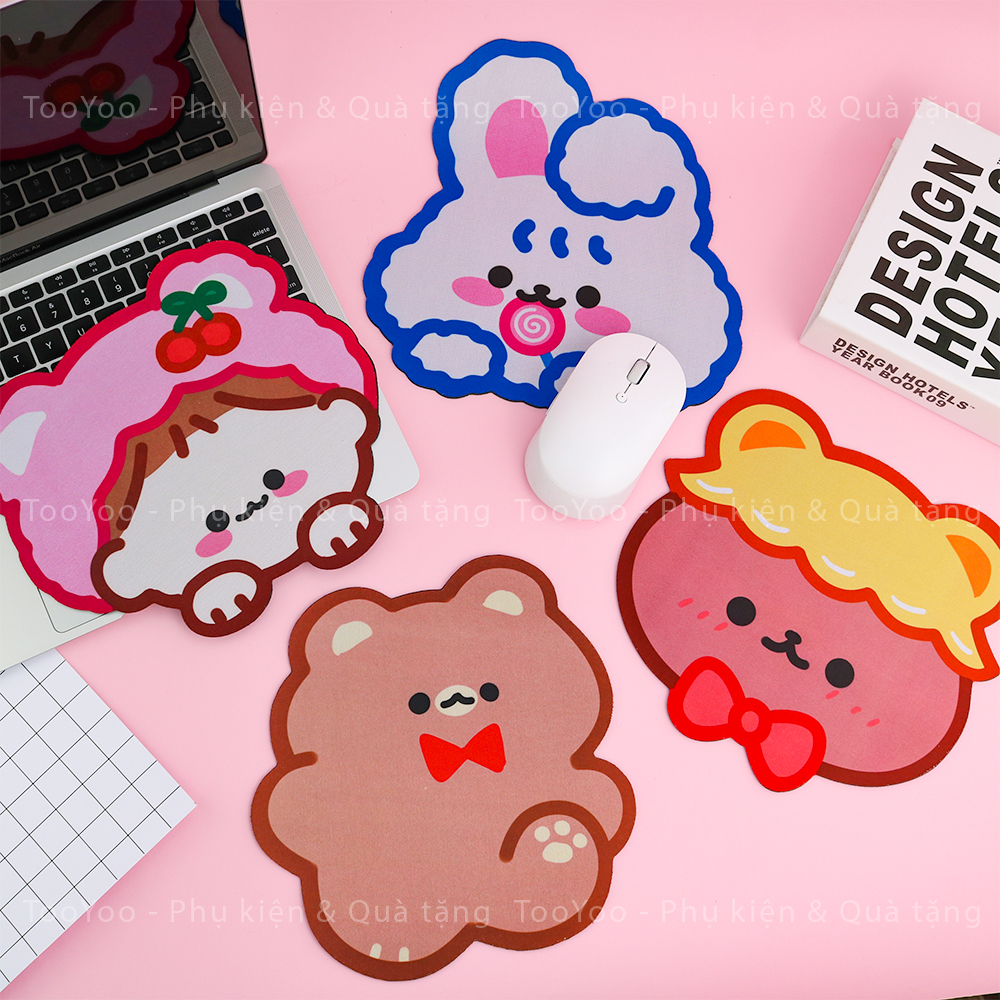 Miếng lót chuột nhiều mẫu dễ thương cute TY0016