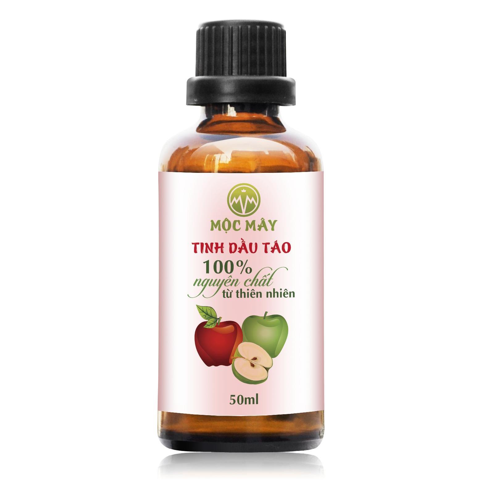 Tinh dầu Táo chai 50ml cao cấp nguyên chất Mộc Mây - tinh dầu nguyên chất từ thiên nhiên xông phòng, thơm phòng, thư giản, đuổi muỗi