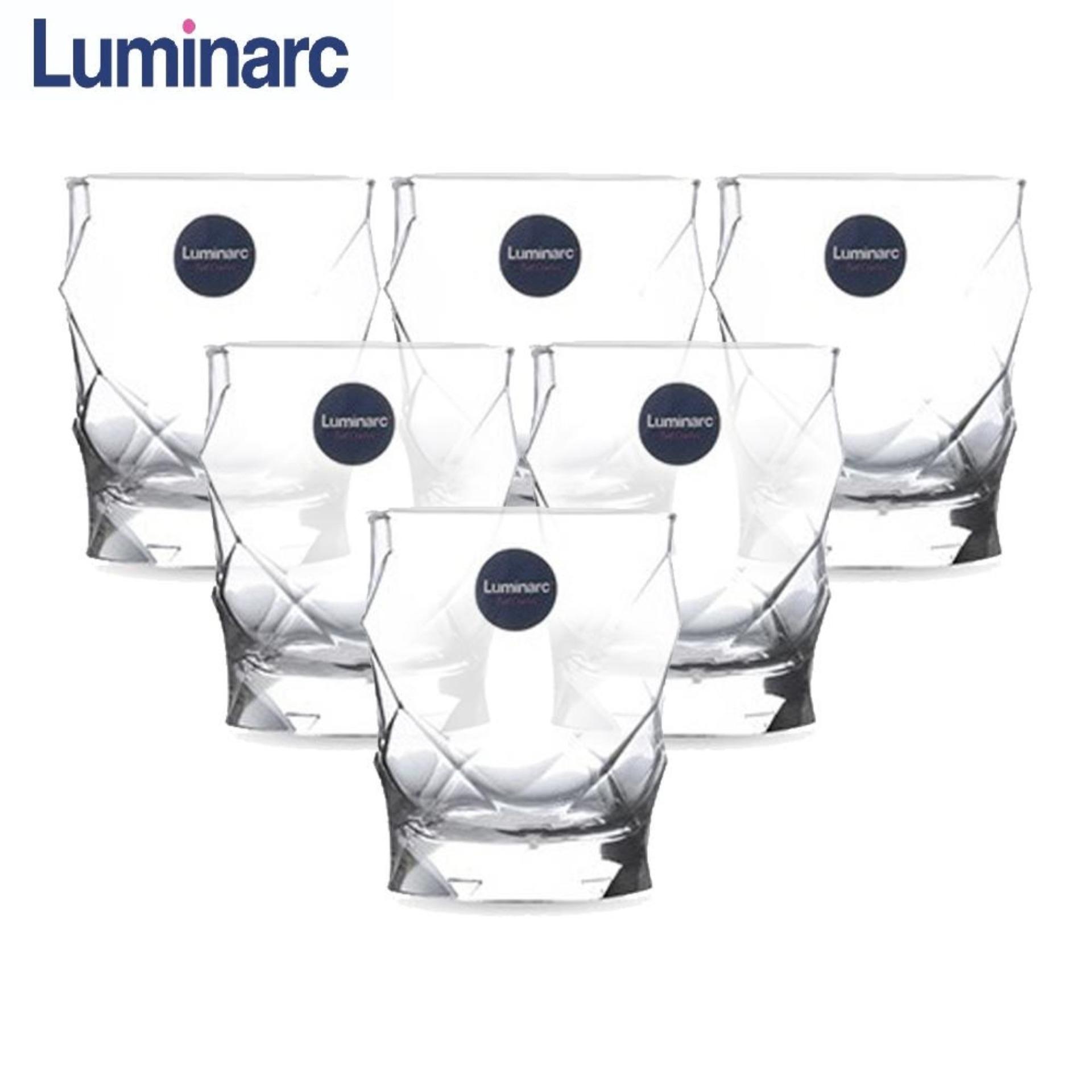 Bộ 6 ly thủy tinh thấp luminarc louvre 260ml n1808