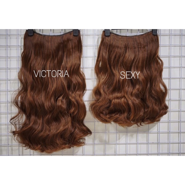 Tóc giả nữ🎁 kẹp xoăn lửng❤️ kẹp phím❤️ free ship50k❤️ nữa đầu cao cấp, HQ230-45CM